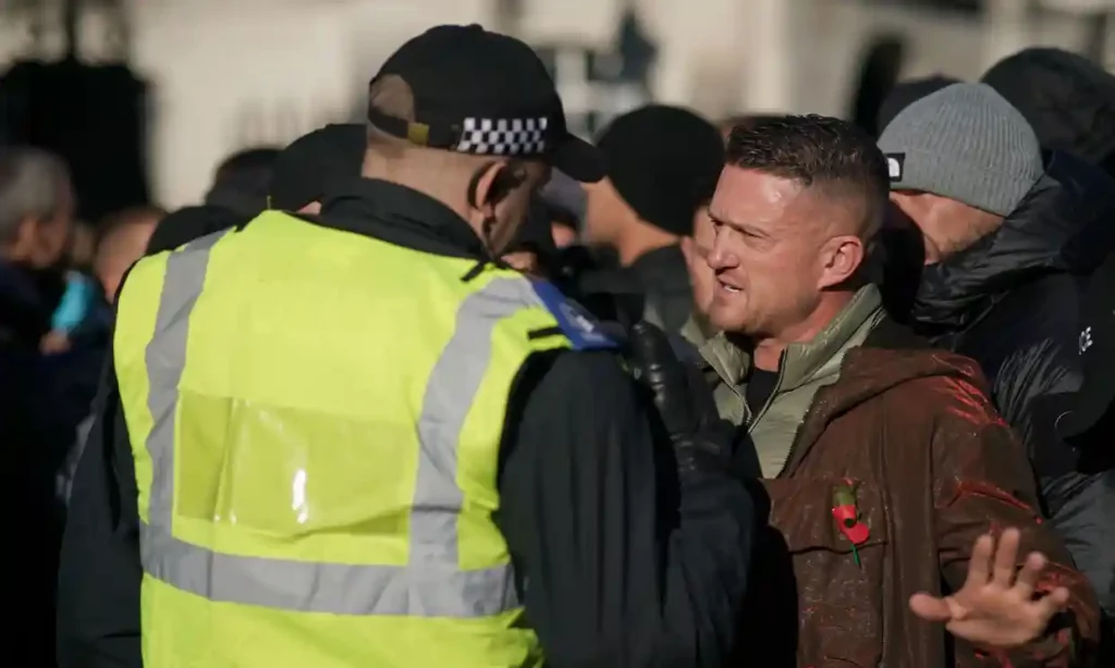Tommy Robinson and the EDL were out in numbers on Remembrance Saturday.